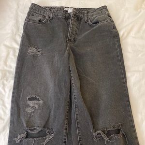 Forever 21 Ripped Boyfriend Jeans